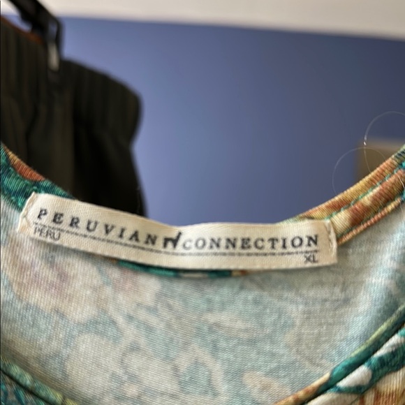 Peruvian Connection Floral Green Maxi Dress - Picture 2 of 4